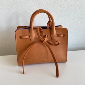 Mansur Gavriel Mini Mini Sun Bag in Cammello
